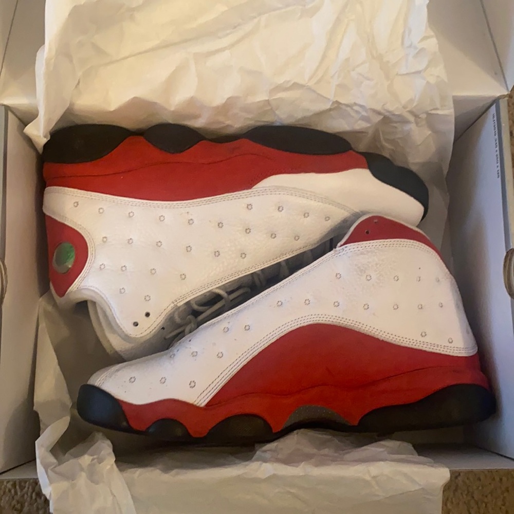 Retro 13 white/black/red